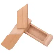1X(Wooden Brain Teaser Secret Opening Puzzle Box Mysterious Box Gift Box K8V2)
