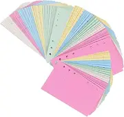 OFFSCH Replacement Paper for Loose-leaf Notebook 6 Hole Paper Refills Planner Inserts Thick for Writing