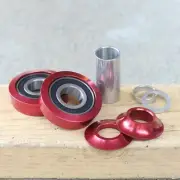 PROFILE RACING BMX AMERICAN BOTTOM BRACKET KIT RED 19mm SEALED BEARINGS