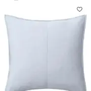Ralph Lauren graydon melange feather pillow and blue chambray cover new tags