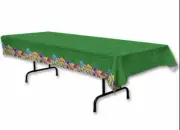Easter Egg Plastic Tablecover Table Cloth Grass Green