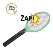 Electric Fly Swatter Racket Bug Zapper Mosquito Killer Handheld Pest Tool