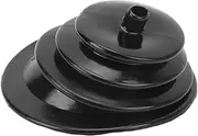 Round Shift Boot: with Chrome Ring, Universal Automotive Body Parts for Car, Providing a Sleek Appearance and Long Lasting Protection, 5.25In