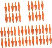 CIMAXIC 5sets Unique Iridescent Snowman Nose Christmas Ornaments Snowman Craft Supplies 300pcs*5