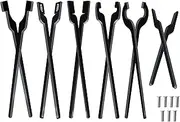 Rapid Tongs Bundle Set 6 Type of Tong Bundles Set DIY Rapid Tongs Blacksmith Tools Comes with Rivet for Beginner Futher Smithing