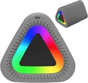 Portable Wireless Speakers - Vintage Compact Speaker with RGB Light,Touch Control Tech Gadgets with Long Battery Life, Brightness Adjustable Electronics for Office Camping Home Pool Party Travel