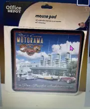 Rod & Custom Computer Retro Mouse Pad Showcasing Pan-Pacific Auditorium