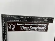 Vintage Forest Glen Drive Through Deer Sanctuary Sunshine Coast Aus Sticker