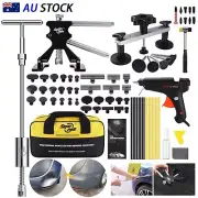 Dent Puller Kit: Metal Bridge Lifter, T-Bar Glue Gun, 10pcs Hail Repair Tools