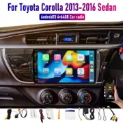 10" Apple CarPlay Android Auto For Toyota Corolla 2013-2016 Sedan Head Unit BT (for: Toyota)