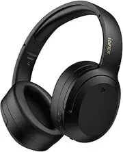 Edifier W820NB Plus Active Noise Cancelling Headphones, Wireless Over Ear Earphones with Hi-Res Sound, 49H Playtime, Bluetooth Headsets with Comfortable Fit, Preset EQ Selection via App, Black