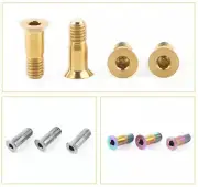 5pcs * Titanium M5*14.2mm Countersunk Screws Bolts For Bicycle Rear Derailleur