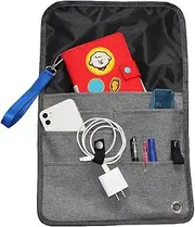 Multifunctional Car Seat Back Storage Bag – Backseat Organizer For Road Trips & Daily Commute | Travel Seat Pocket For Electronics, Books, Kids’ Items, Easily Attaches To Car Or Airline Seat