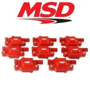 MSD Red Blaster Ignition Coil Set For 05-13 Cadillac/Chevrolet/GMC 5.3L/6.0L LS (for: Chevrolet)