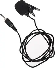 Milisten Lavalier Lapel Microphone Portable Mic with Threaded Screw for Audio Recording Compatible with Smartphones Tablets Computers Durable and Lightweight Design for Easy Use