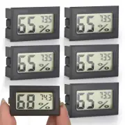 Mini Digital Thermometer Hygrometer, 6 Pack Room Thermometer Indoor Humidity Met
