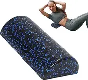 Foam Roller For Back, Half-round Back Stretching Roller, Firm Yoga Roller Foam, Workout Roller Foam, Physical Relief Foam Roller, Back Stretching Foam Roller, Yoga Back Roller, Firm Workout Foam Rolle