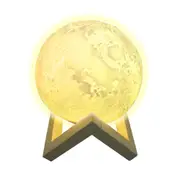 3D LED Moon Lamp 16 Colour RGB Rechargeable Night Light Touch & Remote Control