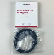 USB-C to DP DisplayPort Cable 6 Ft 4K 60Hz