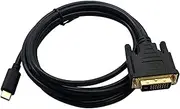 USB Type C to DVI Cable USB Type C to DVI 24+1 Adapter 4K 30Hz (6FT/1.8M) for 3 for 2017/2016 Pro