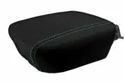 Console Lid Pull Over Cover Leather for Hyundai Equus 2010-2013 Green Stitch