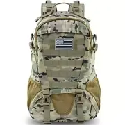 Tactical Backpack for Men Hiking Day Pack Molle Military Rucksack Cp