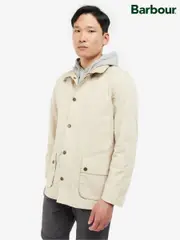 Barbour® Cream Ashby Casual Mist 100% Cotton Jacket (F63326) | $388