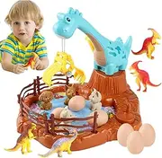 Small Claw Machine | Dinosaur Vending Miniature Toys | Desktop Interactive Game, Miniature Animals Clip Figures for 3+ Boys & Girls