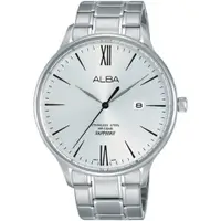 在飛比找蝦皮商城優惠-ALBA 雅柏 羅馬數字時尚手錶-銀43mm(AS9E95X
