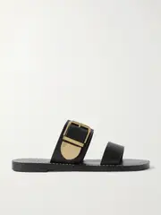 [Chloé] Chloé - Rebecca Leather Slides - Black - IT37 IT 37 Black