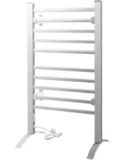 [Devanti] Electric Heated Towel Rail Rack 10 Bars Freestanding Clothes Dry Warmer