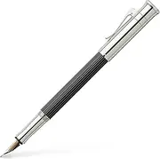 Faber Castell 145552 Fountain Pen, EF Fine Point, Classic Collection, Ebony Platinum Coating