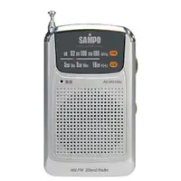 在飛比找松果購物優惠-SAMPO 聲寶 AM/FM 掌上型收音機 AK-W910A