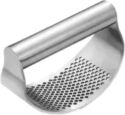 Stainless Steel Garlic Masher Press Crusher Squeezer Masher Kitchen Gadget, E...
