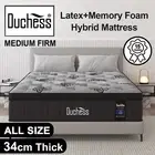 Duchess Mattress Spring Latex Gel Memory Foam Bed Queen Double King Single