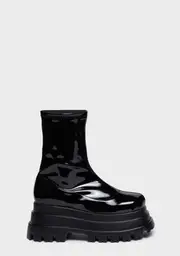 [AZALEA WANG] Rush Platform Boots - Black