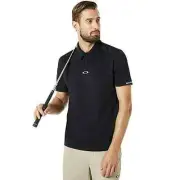Oakley Men's Aero Ellipse Performance Polo - Black - Size S - 1606194