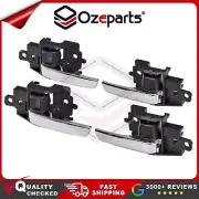 Set of 4 Pcs Inner Door Handles (Chrome) For Mitsubishi Triton MQ 2015~2018 (for: Mitsubishi)