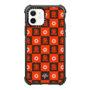 iPhone 12 Ultra Impact Case Lucy Ajedrez Rojo