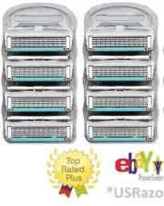 8 Gillette Refills Cartridges Blades fit Fusion Proglide Flexball Razor Handle 4