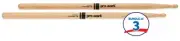Promark Classic Forward Drumsticks (3-Pair) - Hickory - 2B - Wood Tip