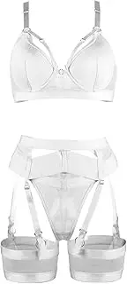 [Generic] Yes Daddy Lingerie for Women Lingerie Sheer Matching 4 Lingerie Set Sexy Lingerie for Women Corset Set