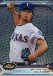2012 Topps Finest Baseball #35 Yu Darvish Rookie Texas Rangers