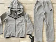 Nike Sportswear Tech Fleece Little Kids' 2 Piece Set Jacket/Pants 86H052-042 LG