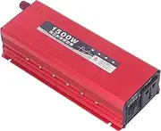 Jectse Power Converter, LED Display Pure Sine Wave Power Inverter DC to AC220V 1500W Multi Protection for Camping (DC48V to AC220V)