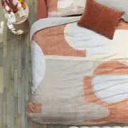 VTWonen King Natural Pale Colouring Natural Cotton Quilt Cover Set