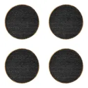 4x Maxwell & Williams Table Accents Placemat Dining Mat 38cm Round Black Natural