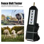 8KV 5Led Light Electric Fence Voltage Tester Meter Waterproof Portable Fence