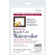 Strathmore 140305 Watercolor Paper Pack 5"X7"-25 Sheets
