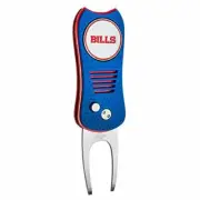Buffalo Bills Switchblade Divot Tool with ball marker, NEW, magnetically atta...